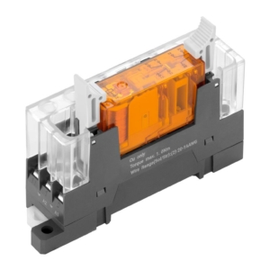 Relay module with positively driven contacts 1 NC and 3 NO contacts forcibily guided (EN 61810-3 type A) AgSnO gold-plated, Rated control voltage: 24 V DC ±10 %, Continuous current: 6 A, Screw connection, Test button available: No