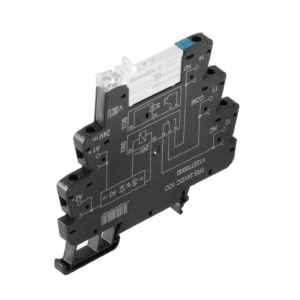 Relay module, Number of contacts: 1, CO contact AgNi, Rated control voltage: 24 V DC ±20 %, Continuous current: 6 A, Screw connection, Test button available: No