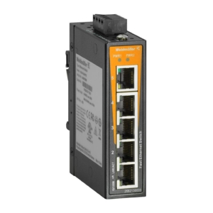 Network switch, unmanaged, Fast ethernet, Number of ports: 5x RJ45, IP30, -40° ... 75°C