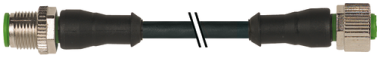 M12 Male - M12 Female 4 pin 5m
